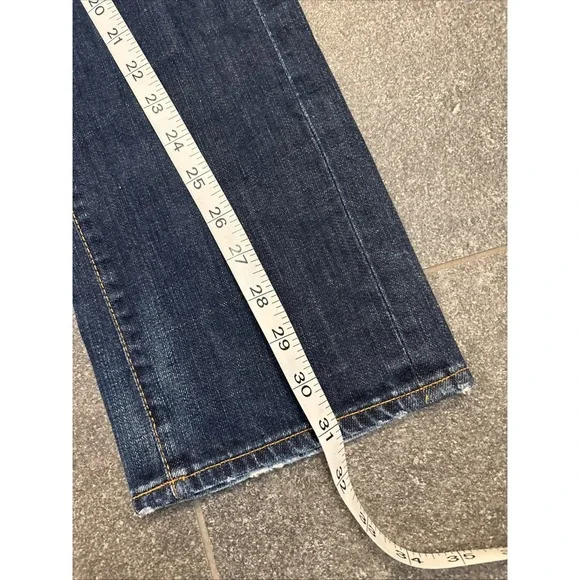 Adriano Goldschmied Jeans Womens 25 R Blue Tomboy Boyfriend Dark Wash Denim - Picture 12 of 16